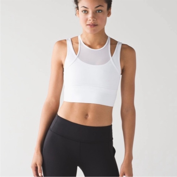 LULULEMON Double Tap Bra Il white size 12 - Picture 4 of 10